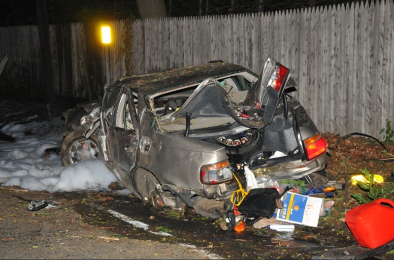 Six Teens Injured in Fiery Jericho Turnpike Crash The Huntingtonian