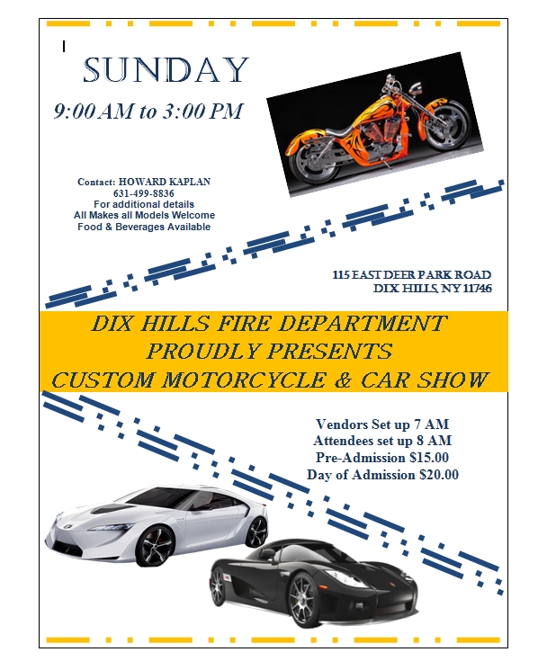 Dix Hills FD Car Show