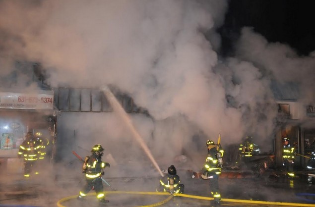 Strip Mall Fire