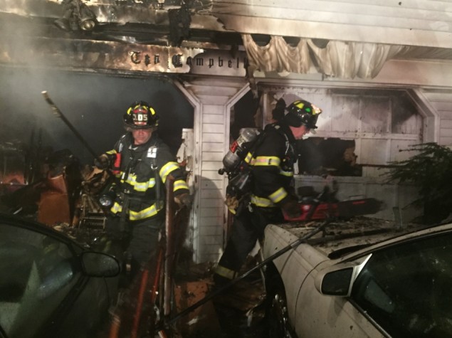 Fire on Campbell Drive, Dix Hills