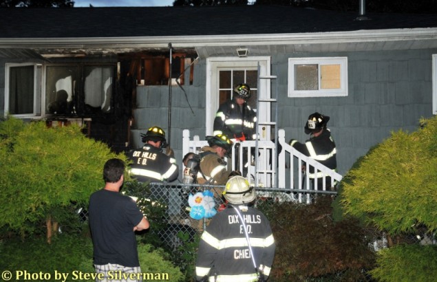 Dix Hills BBQ Fire 2