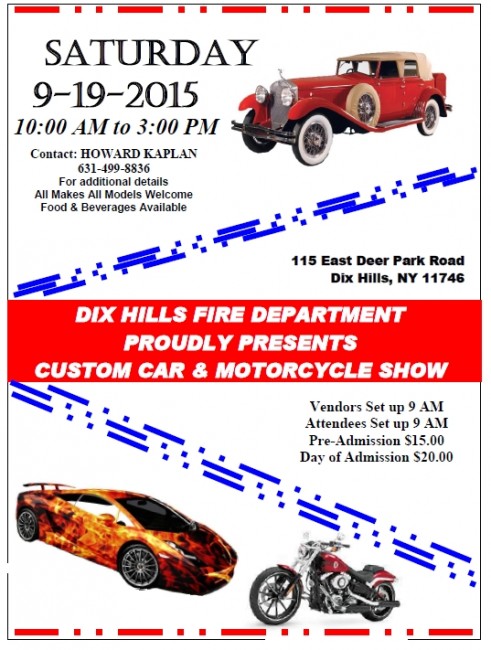 FD Car show poster