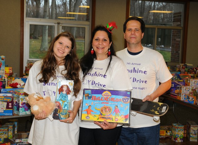 Pictured from left, are Victoria (Sunshine), Hope and Mike Plumitallo.